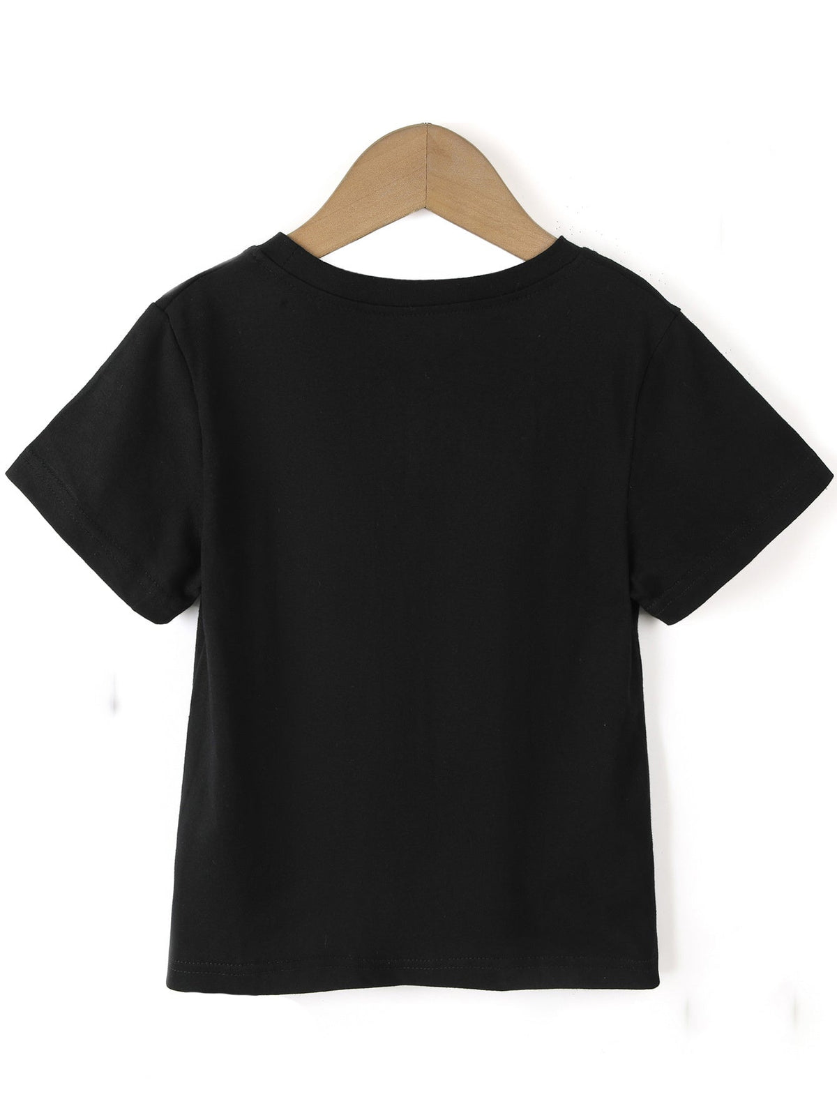Boys' When God Made Grandpas T-Shirt in Black with Heart and Handprint Graphic for Special Family Outings