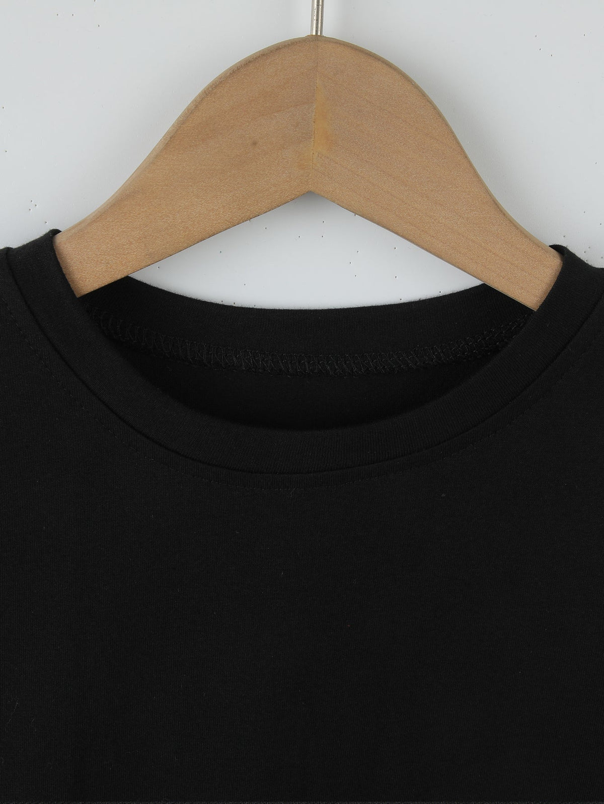 Boys' Five Things About My Grandma Cotton T-Shirt in Black with White Lettering and Star Print Details